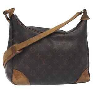 Authentic LOUIS VUITTON Monogram Boulogne 30 Shoulder Bag M51265 LV